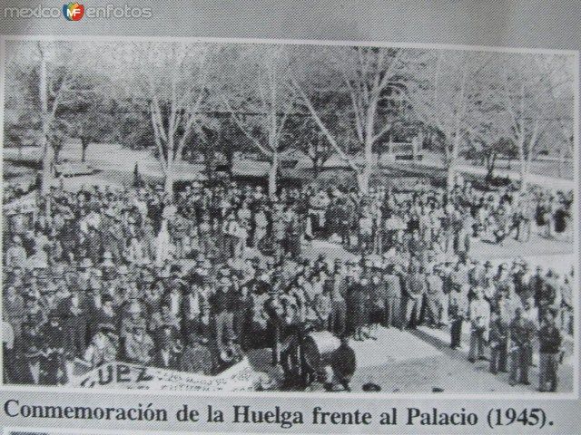 conmemeoración de la huelga 1945